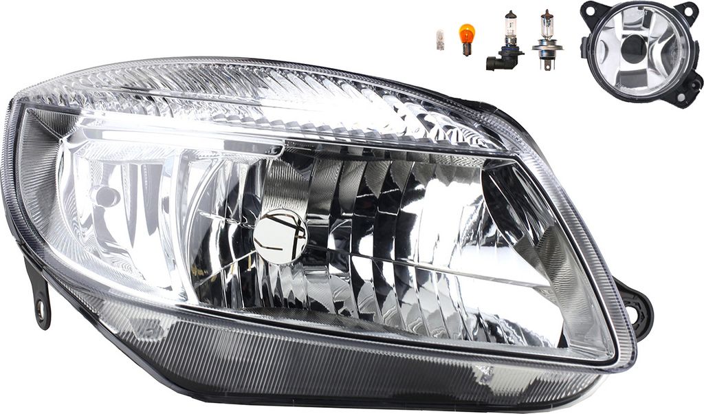 Johns, Scheinwerfer Osram Night Breaker Laser kompatibel zu Skoda Fabia 54 R Nebel. 5J1941018 5J1941016 7H0941700C 7H0941700B 7H0941700