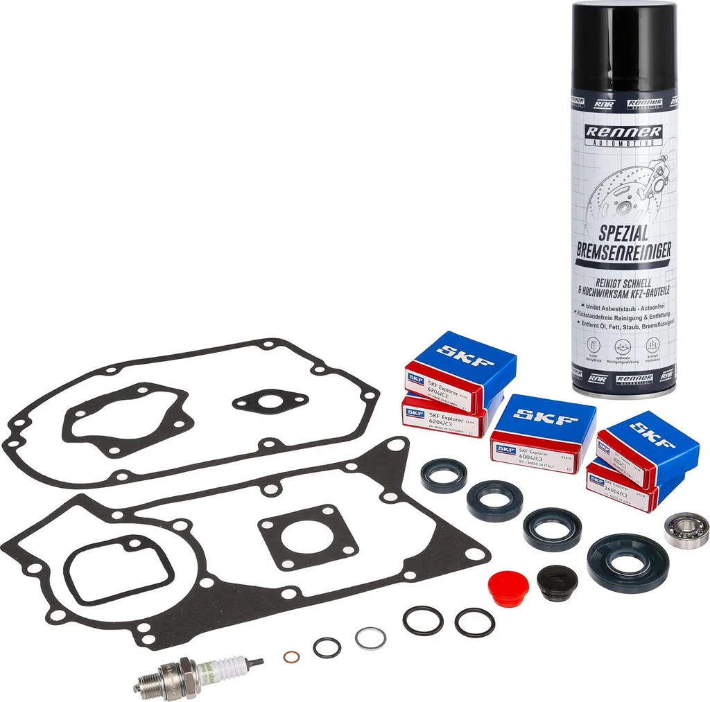 Kit Étanchéité Moteur avec Roulements et Bougie pour Simson SR50 S51