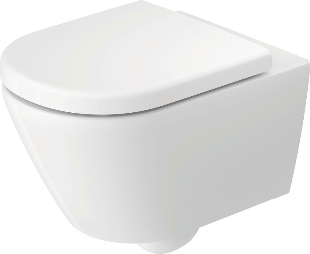 Duravit Wand-WC, Tiefspüler D-Code 37x54cm, 4,5 l, riml, w, Produktbild 