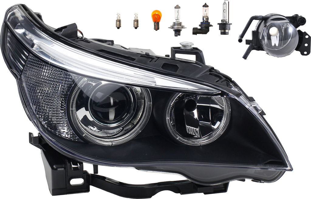 Reflektory pasujące do BMW serii 5 (E60, E61) produkowane w Zdjęcie produktu 