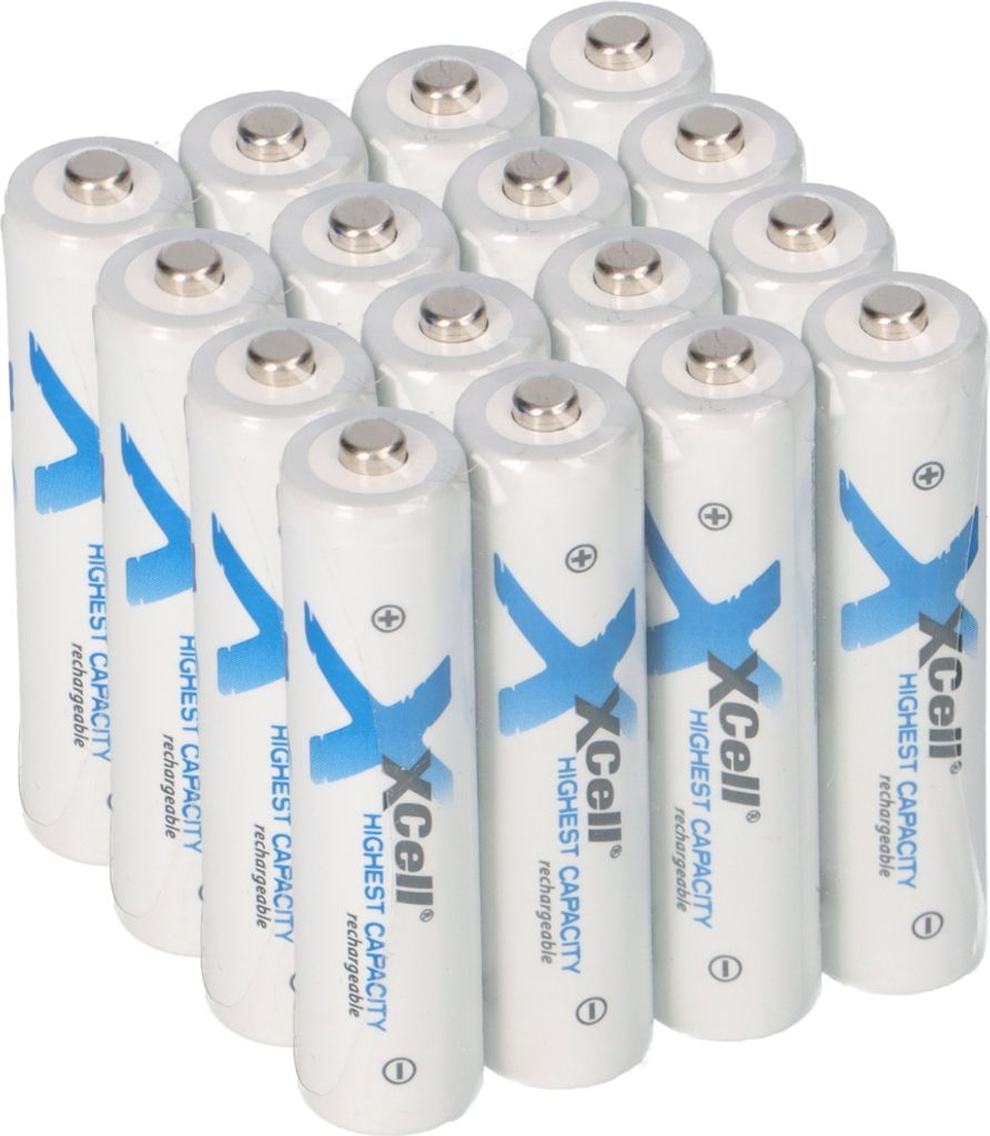 16x XCell Micro AAA Akku Ni-MH 1,2V 1150mAh
