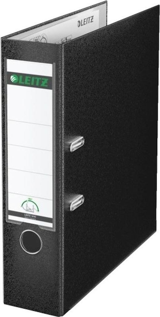 Leitz Qualitäts-Ordner 180° Plastik, das Original, A4 Aktenordner 8 cm breit, 90% Recycling-Karton, 30% Pre-Consumer Recycling-Kunststoff, Mit 18...
