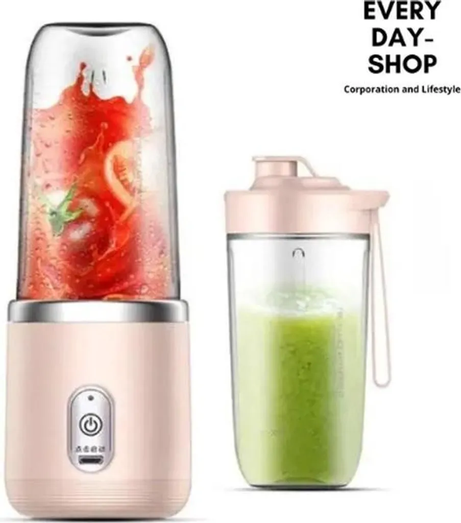 Mini mixeur de fruits électrique rechargeable et gourde transportable 400ml
