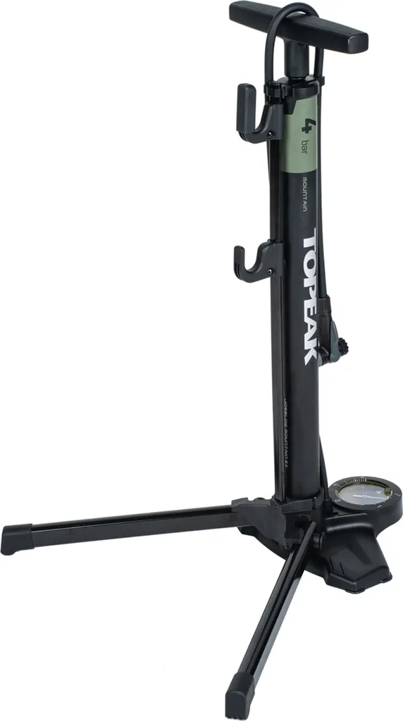 Topeak Transformer Mountain EX Pompe à Pied avec Support de Vélo Intégré