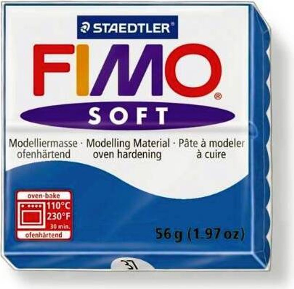 Fimo-Soft Modelliermasse 8020-37 Pazifik-Blau Produktbild 