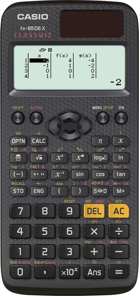 CASIO FX-85DEX-S-ET CASIO FX-85DE X Wissenschaftlicher Image du produit 