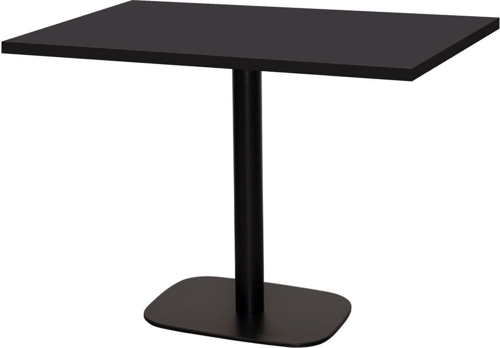 Tisch 120 x 70 cm – Rund schwarz