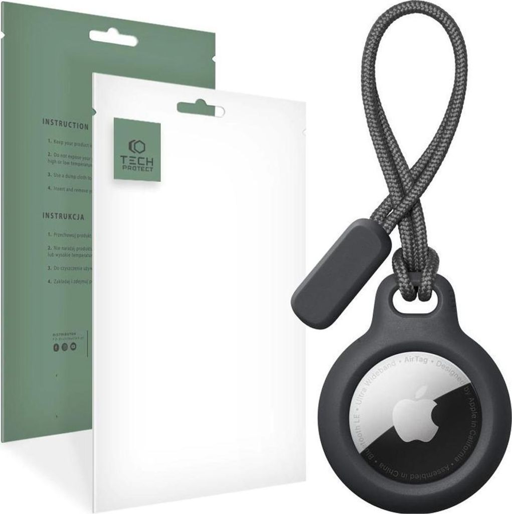 Tech-Protect Catena ruvida Apple Airtag nero Immagine del prodotto 