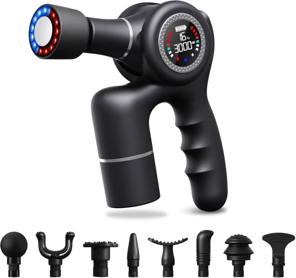 Pistolet de massage silencieux MISURA MBXPro avec 5 vitesses réglables