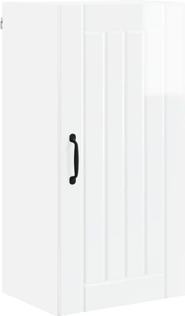 Mobiletto Cucina SYFAX Bianco Lucido 40cm | Design Minimal e Moderno
