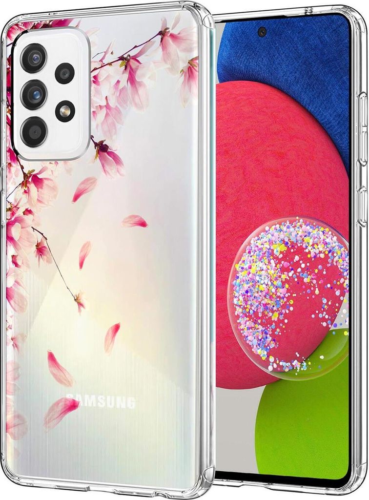 Conie Aufdruck Silikon Schutzhülle für Samsung Galaxy A52 / A52s / 4G/5G Tasche Case Bild Cover Bumper TPU Hülle als Motiv 08