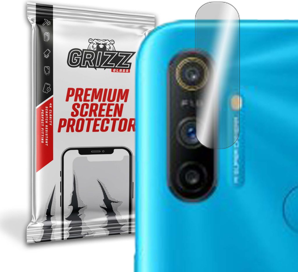 Glas für die Kamera GrizzGlass HybridGlass für Realme C3