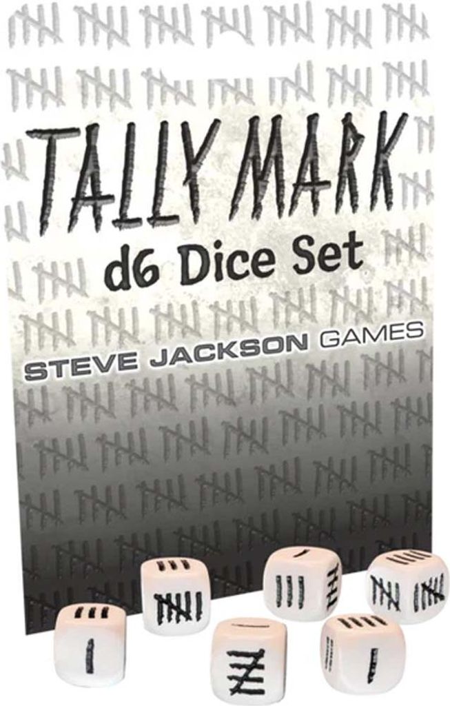Tally Mark D6 Dice Set - Würfelset - ENG Edition
