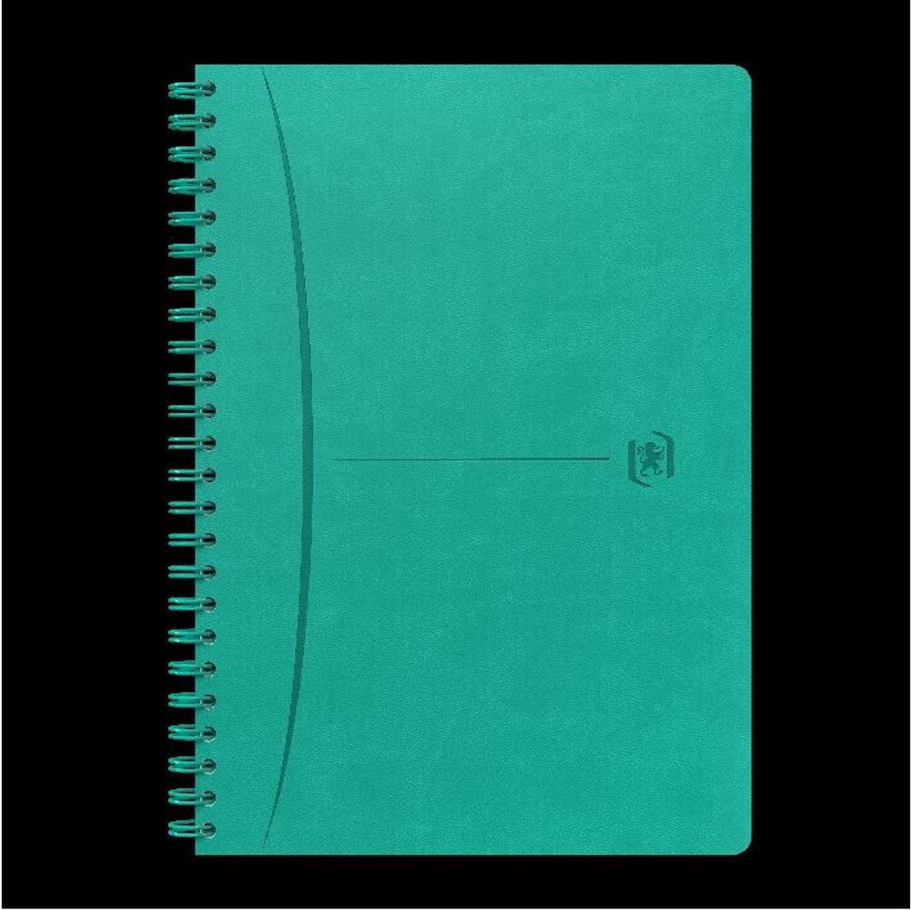 Oxford Signature A5 Spiralbuch, kariert, 80 Blatt