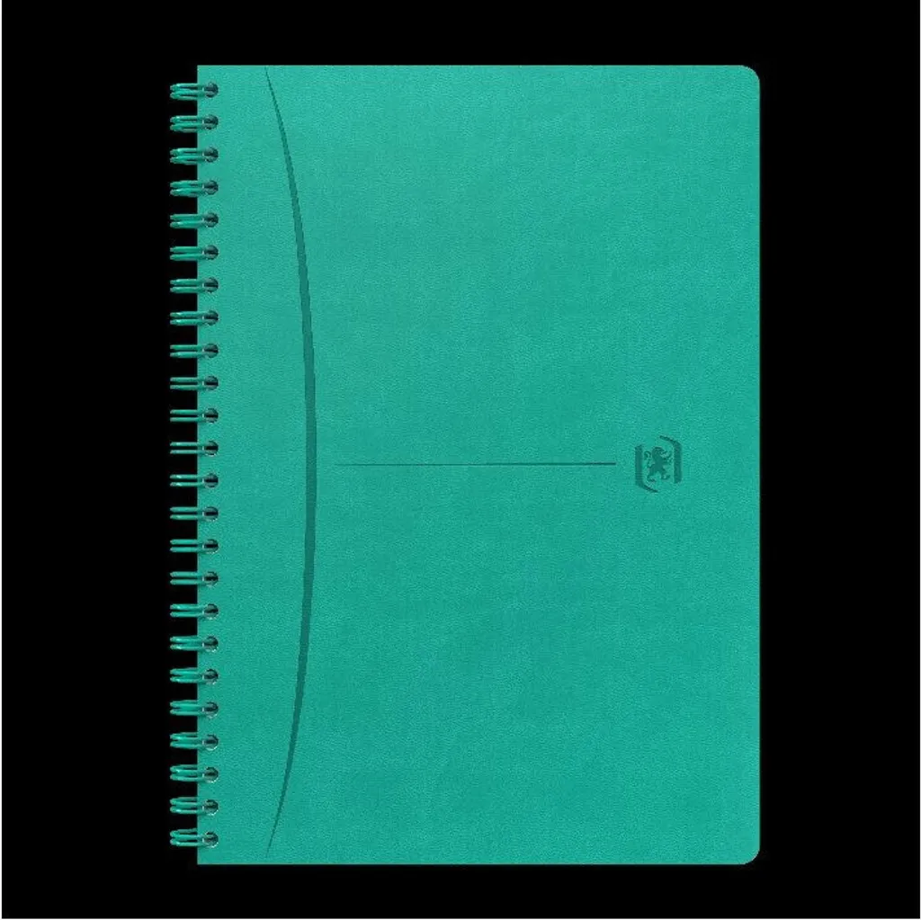 Oxford Signature A5 Cahier à Spirales Quadrillé 5x5, 160 Pages Grises