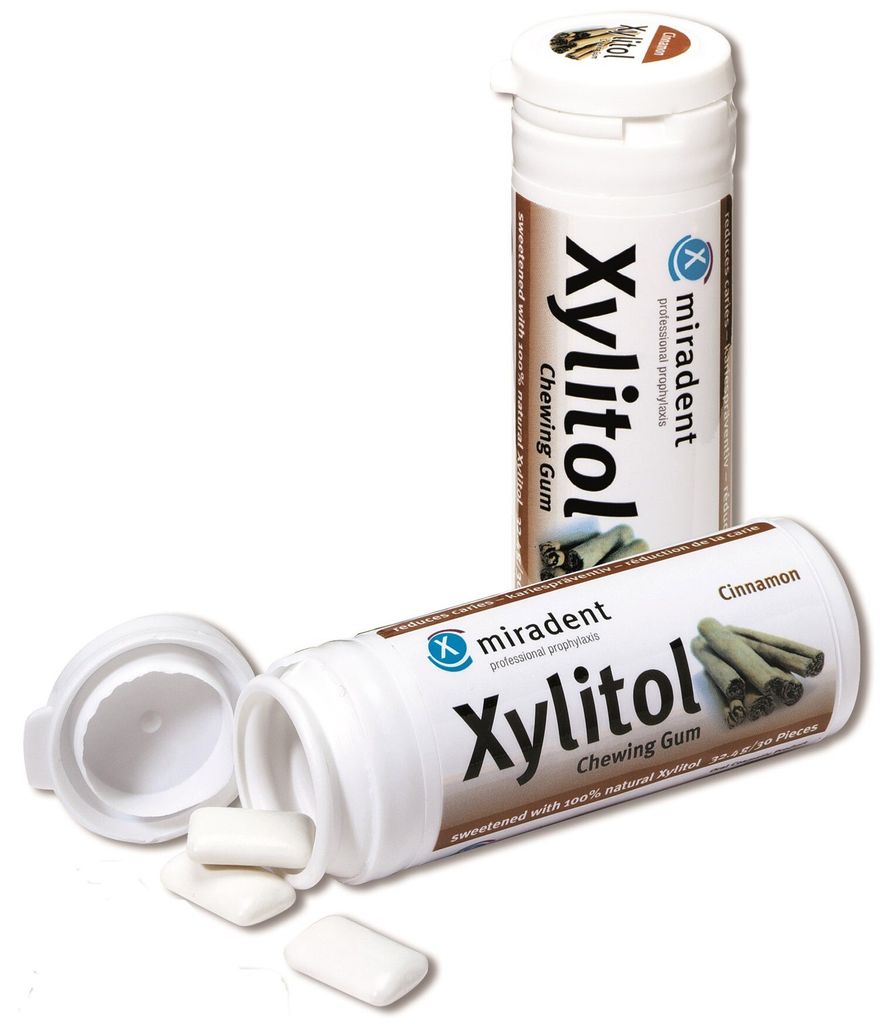 Miradent Xylitol žvýkačka skořice (30ks), 12193 Obrázek produktu 