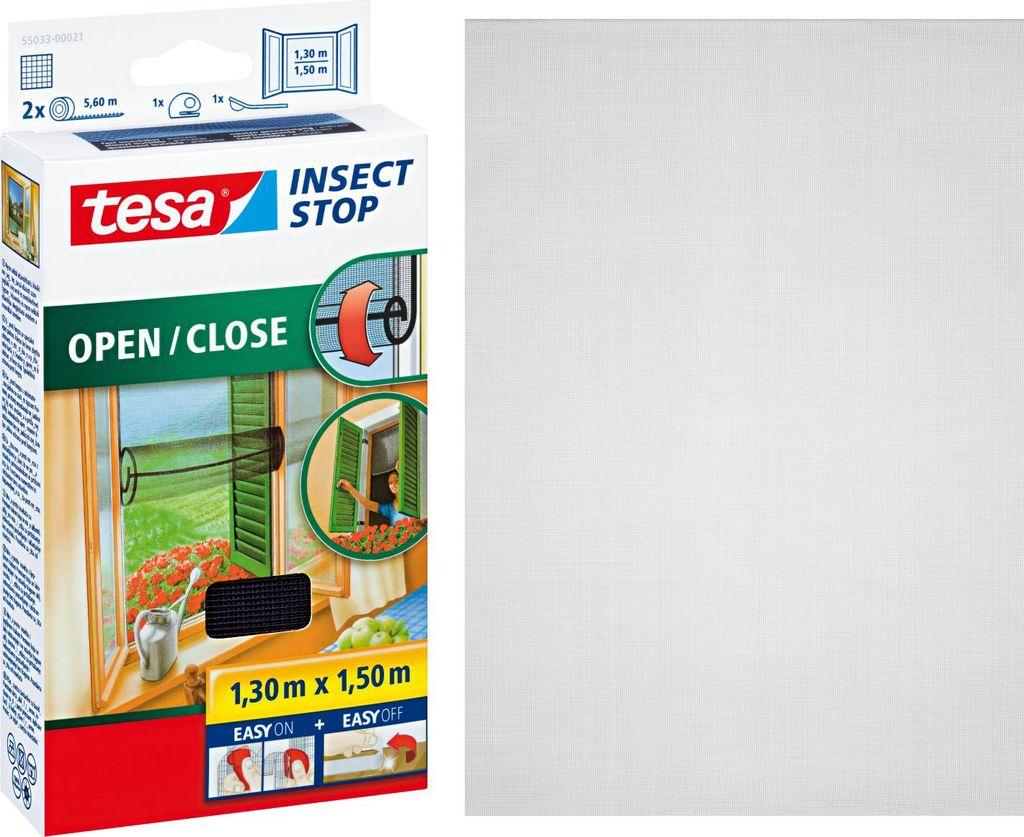 tesa Insektenschutz Fliegengitter Fenster Produktbild 