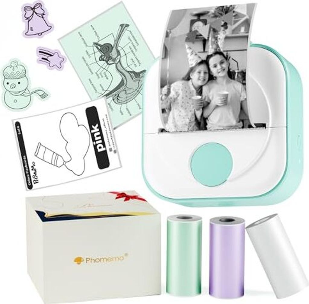 PHOMEMO Q02 MINI -Drucker, winzige Druckerstudie, Notizen, Produktbild 