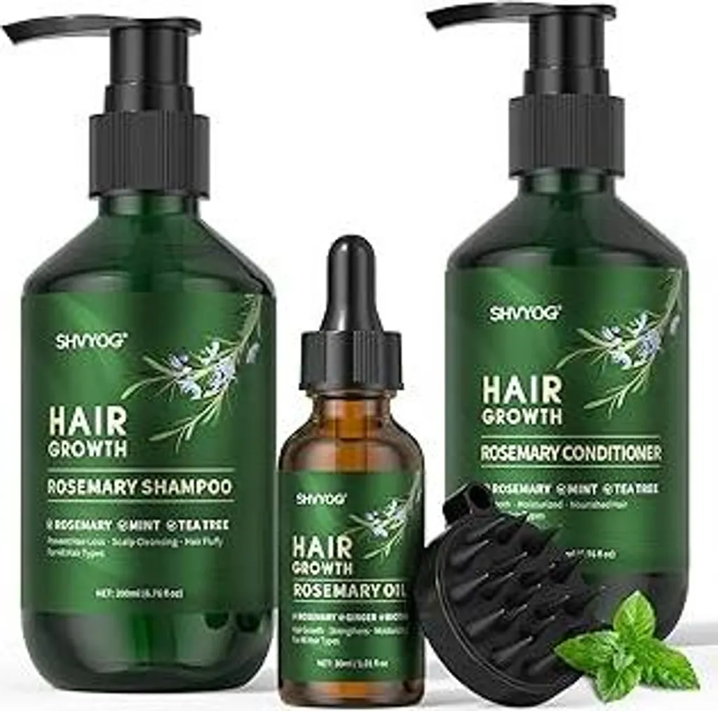 Trattamento Anticaduta Rosmarino e Biotina: Kit 4 in 1 Professionale