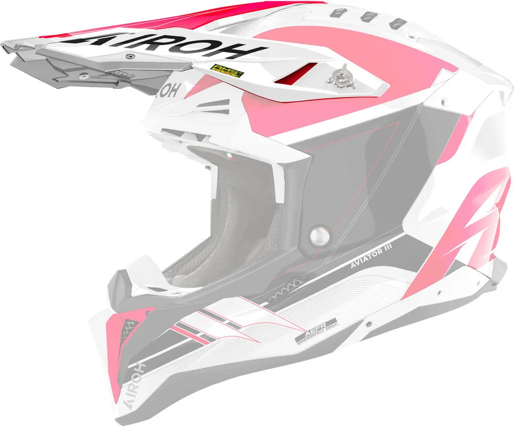 Airoh Aviator 3 Saber Casque avec Visière Ajustable et Carbone Performance