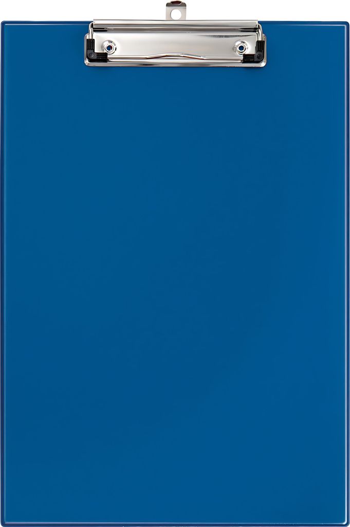 Veloflex Schreibplatte, DIN A4 für 230 x 340 mm, PVC-Folie, 10 cm Klemmweite, mit Hängeöse, blau