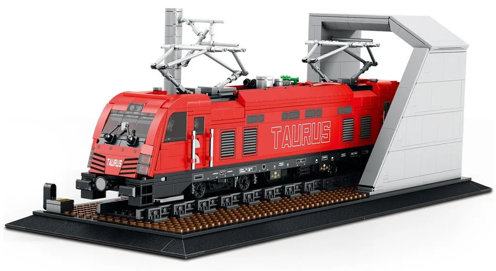 Train électrique Locomotive Taurus 66020a de Reobrix en briques ABS