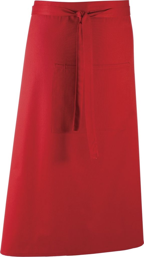 Premier Unisex Bar Schürze bunt RW1073 (Einheitsgröße) (Rot)