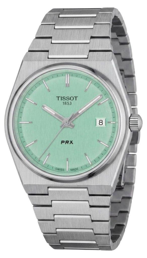 Tissot PRX 35mm Quarz Edelstahl Hellgrün T137.210.11.091.00 Produktbild 
