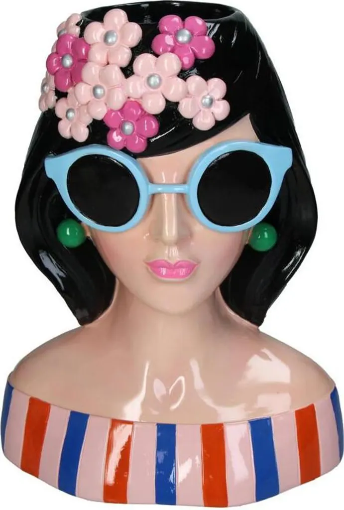Vase Moderne pour Décoration Salon - Objet d'Art Anna 30cm Style Couture