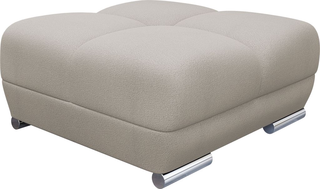 MIRJAN24 Polsterhocker Logo, Wohnzimmer Kollektion, Sitzhocker (Farbe: Velo 623)