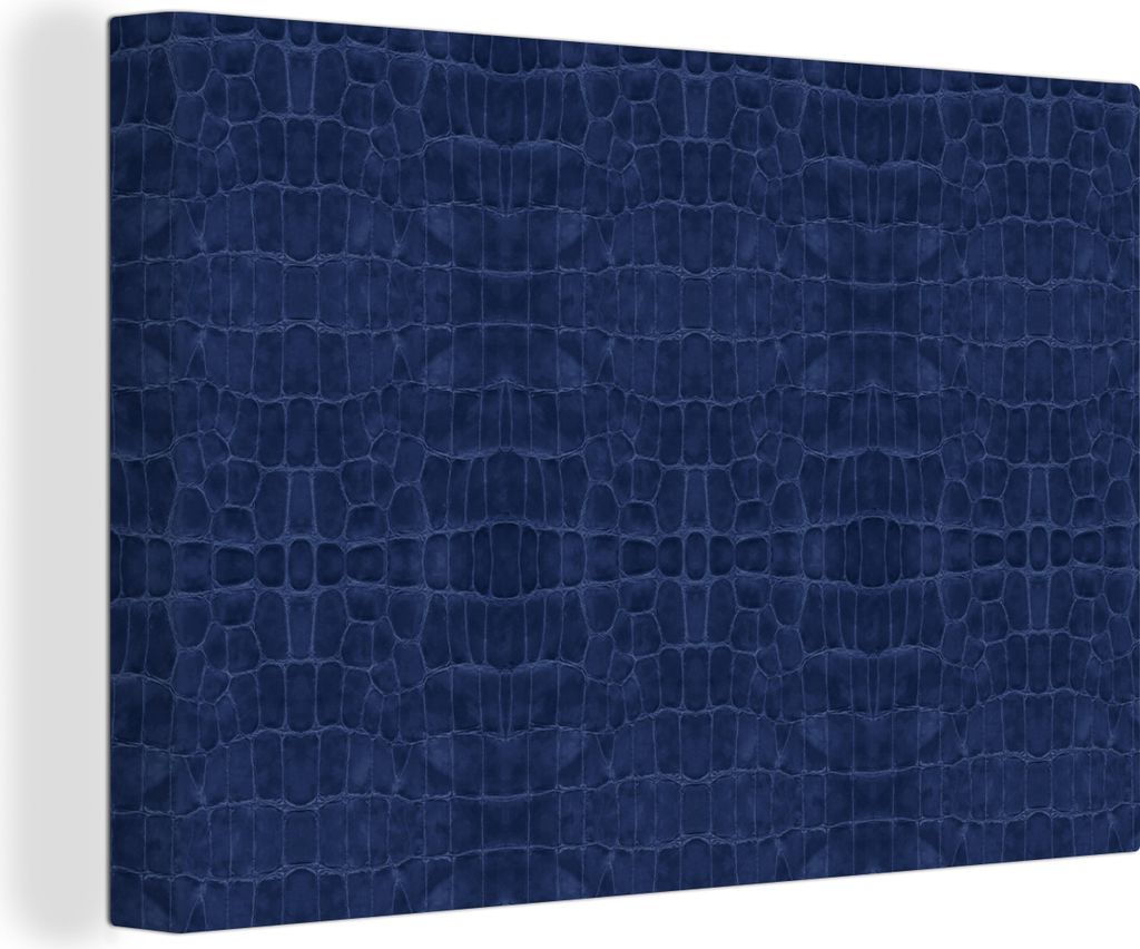 OneMillionCanvasses - Leinwandbilder - 150x100 cm, Leder - Textur - Tiere, Wandbilder Kunstdruck Wanddekoration - Foto auf Leinwand - Gemälde au...