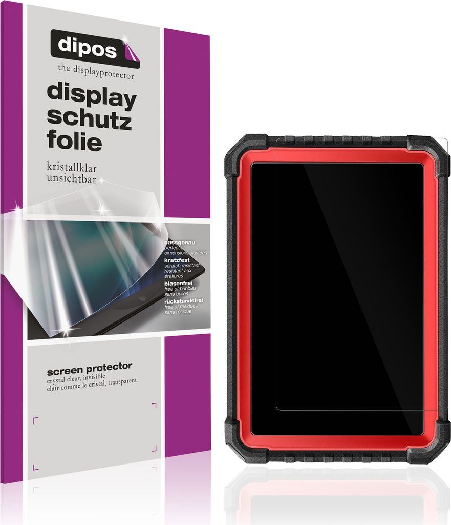 2x Schutzfolie für Launch X-431 PRO3S+ V5.0 klar Displayschutzfolie Folie Display Schutz dipos
