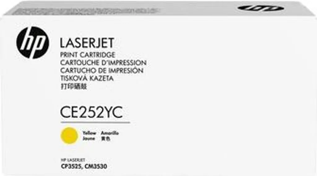Toner Jaune HP CE252YC : Évitez les traces et optimisez votre CP3525