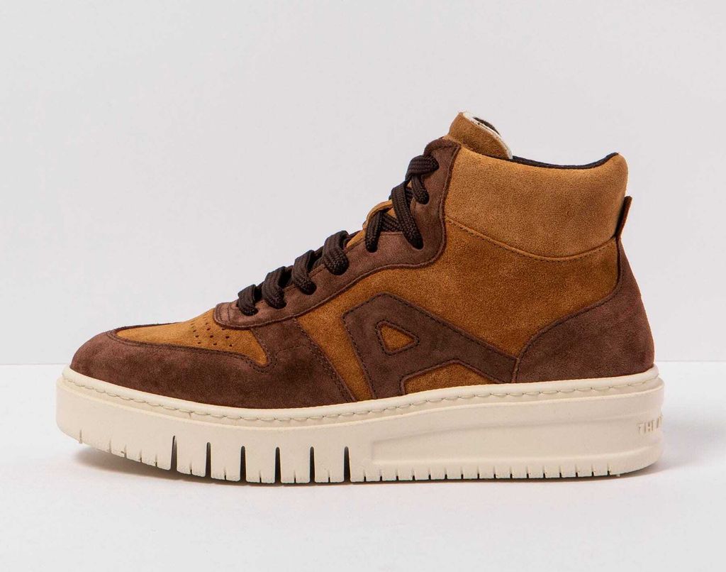 Art Stiefeletten Herren/Damen 1778S SILK SUEDE TOFFEE-CHOCOLATE/BELLEVILLE Bunt