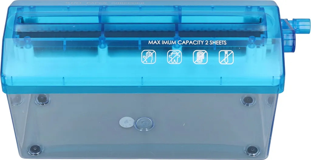 Broyeur de papier manuel A4 pour télétravail - Protection des documents