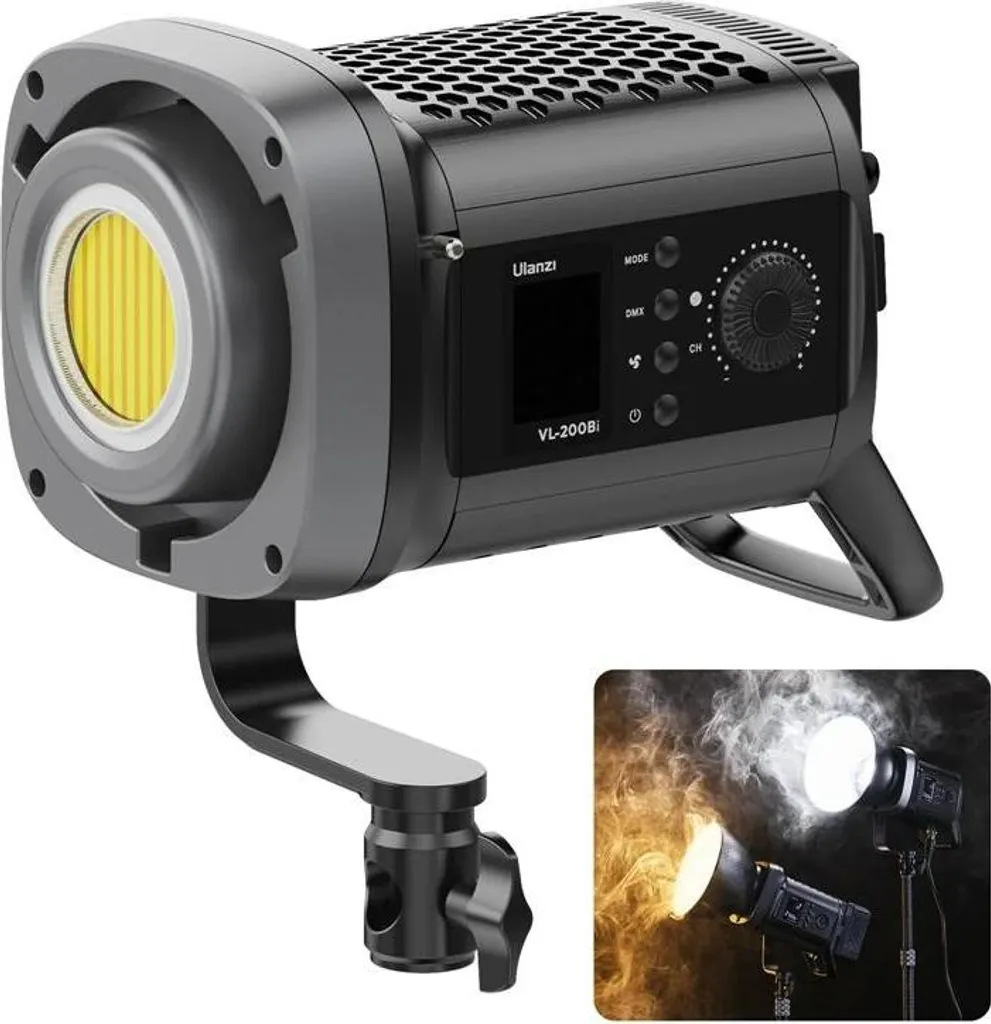 Lumière vidéo VL-200Bi : Fini les zones d'ombre avec ce LED réglable