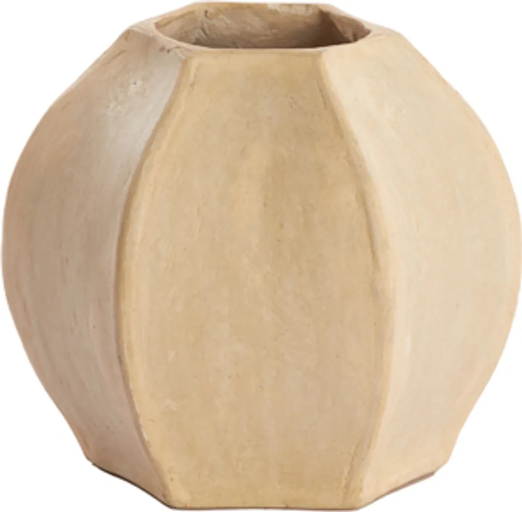 Cache-pot en céramique MELIS naturel Ø23,5 cm pour décoration intérieure