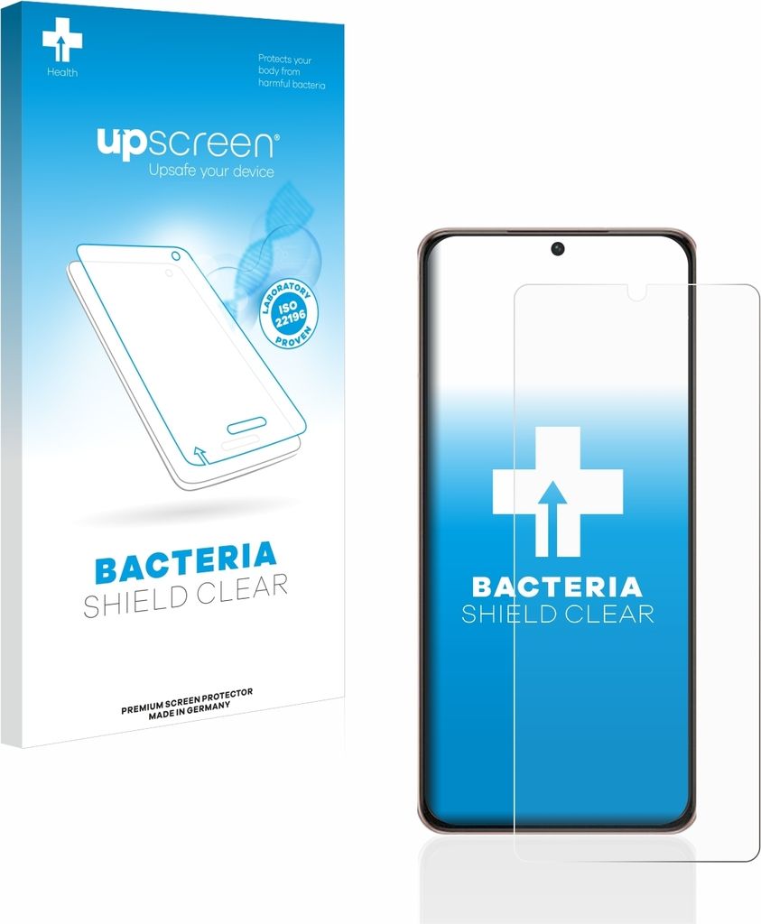 upscreen Schutzfolie für Samsung Galaxy S21 Ultra 5G Displayschutz Displayschutzfolie Folie Klar antibakteriell