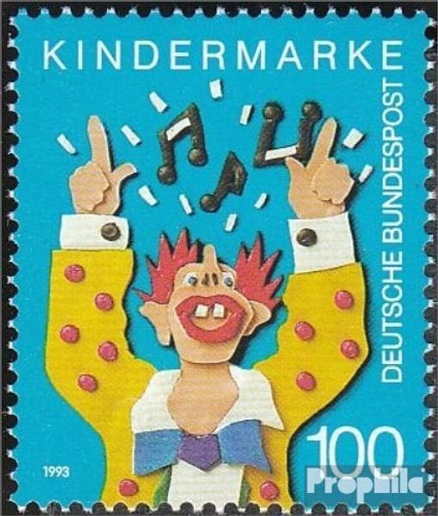 Briefmarken BRD (BR.Deutschland) 1993 Mi 1695 (kompl.Ausg.) postfrisch Für uns Kinder / Bl.27