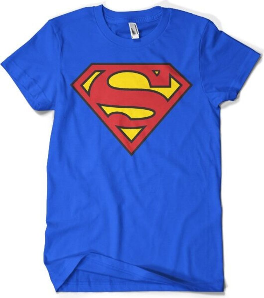 Superman Shield T-Shirt - X-Large - Blue