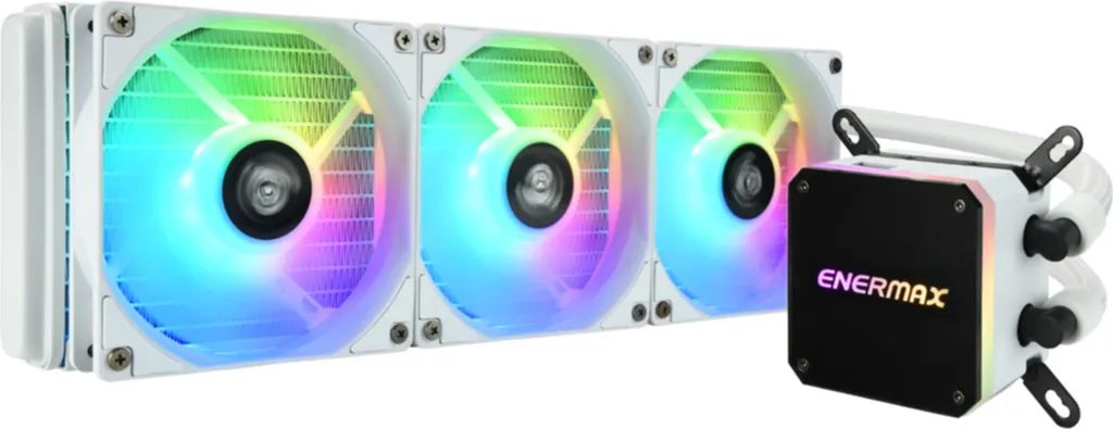Kit Watercooling AIO Enermax Liqmax III 360 ARGB Blanc pour PC Gaming - 6