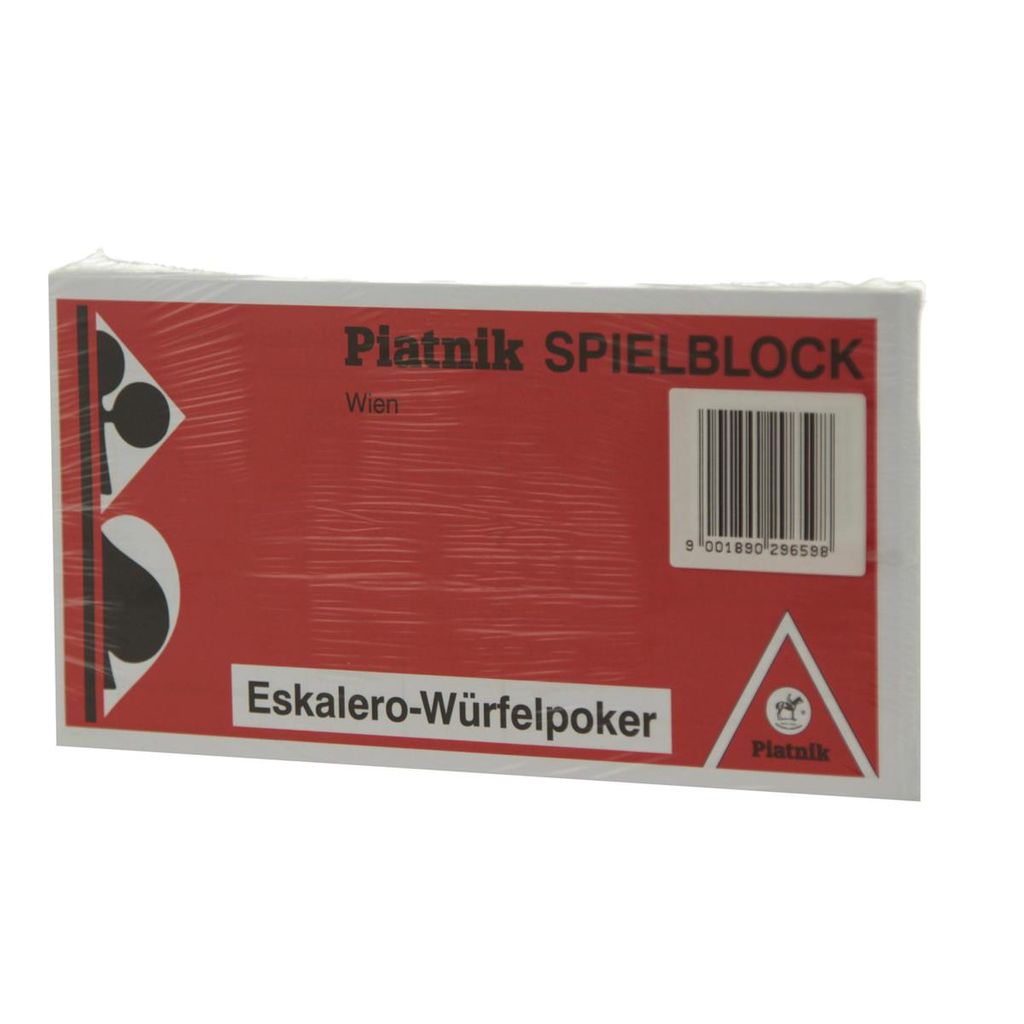 PIATNIK 296598 - Spielblock Eskalero-Yatzee-Block, 2er-Packung