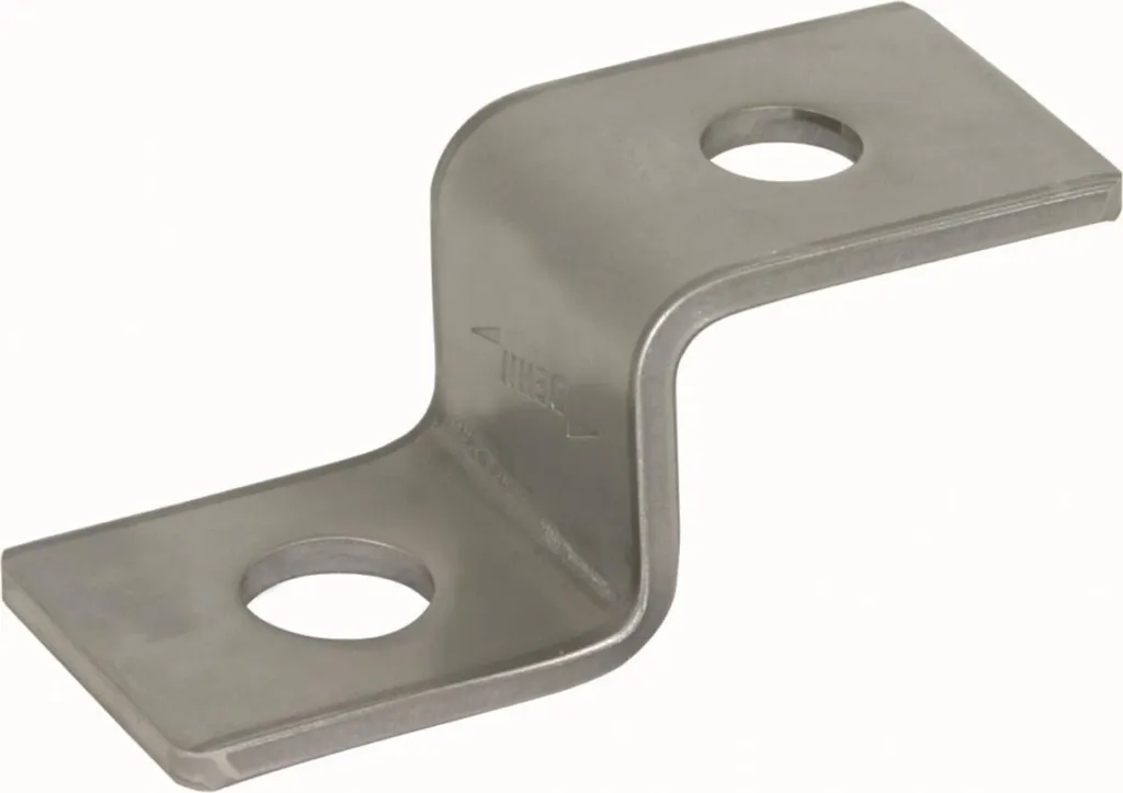 Pièce de raccordement inox V2A forme Z DEHN 390499 haute résistance 2XB18
