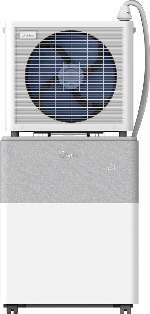 Midea 4048164116478, Window air conditioner, Grau, Weiß, Produktbild 