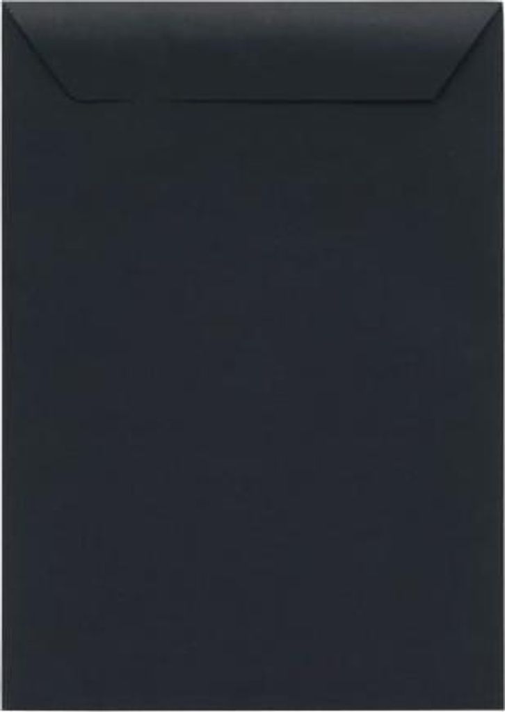 Dekorative Umschläge C4 HK Schwarz 120 g 50 Stück