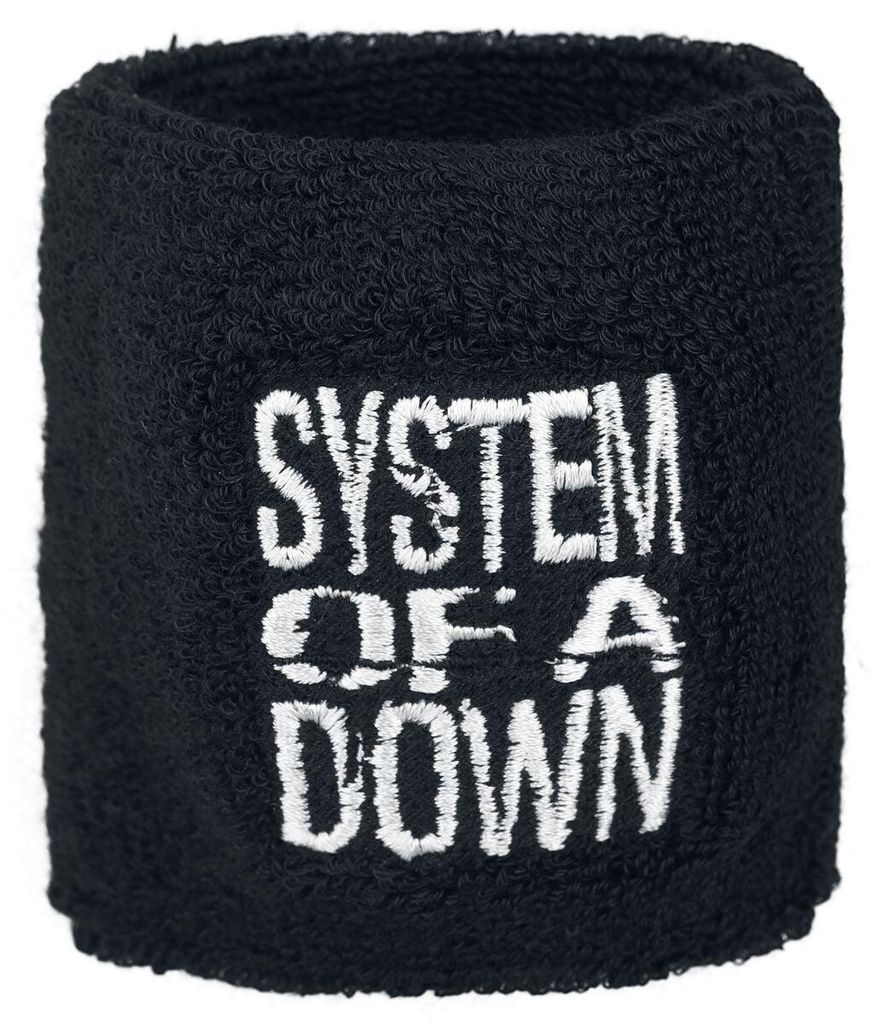 System Of A Down Schweißband Unisex Logo schwarz Standard Produktbild 