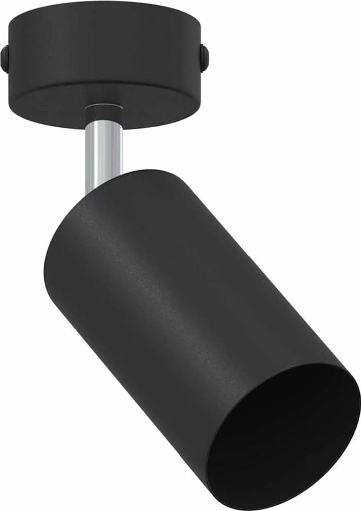 Deckenstrahler mit Strahlern Schwarz 6 x 6 x 16 cm Metall