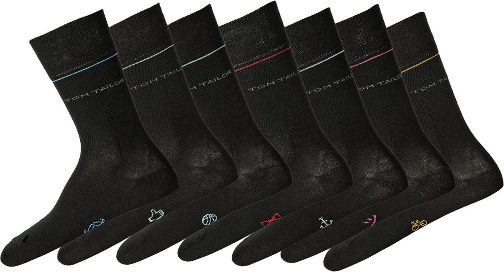 Personalisiertes Herren-Socken Set 'Loves Train' - Schwarz, Baumwollmix, Individuelle Drucke