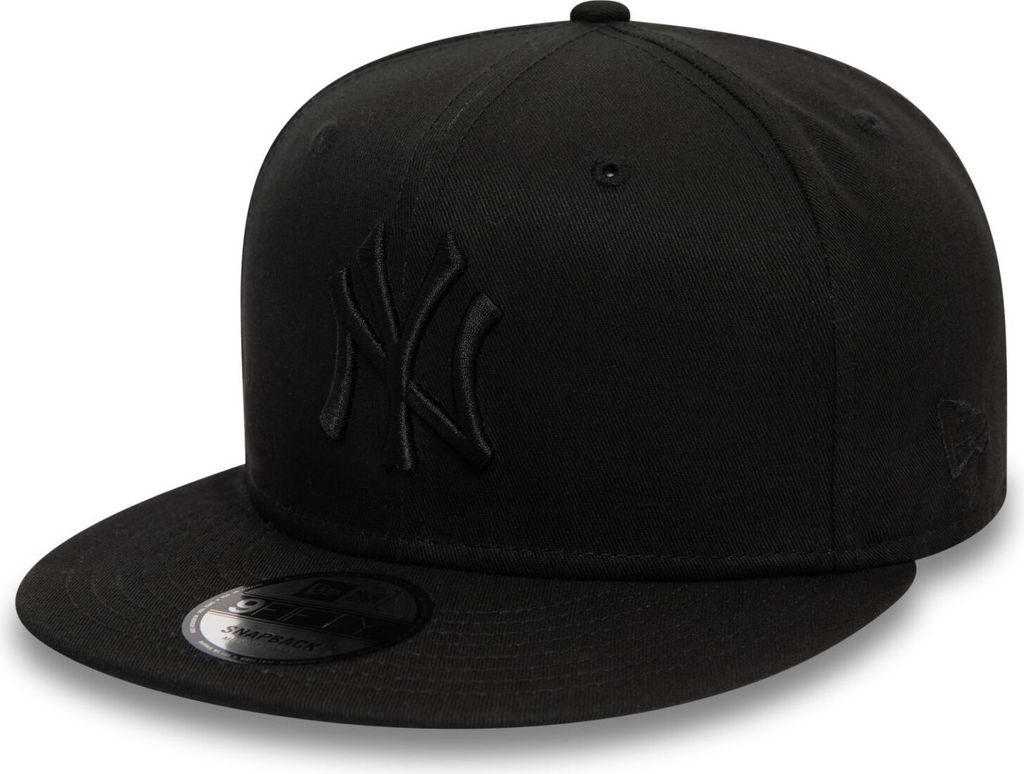 New Era New York Yankees Monochrome 9FIFTY Snapback Cap, Größe:S/M, Farben:blkblk