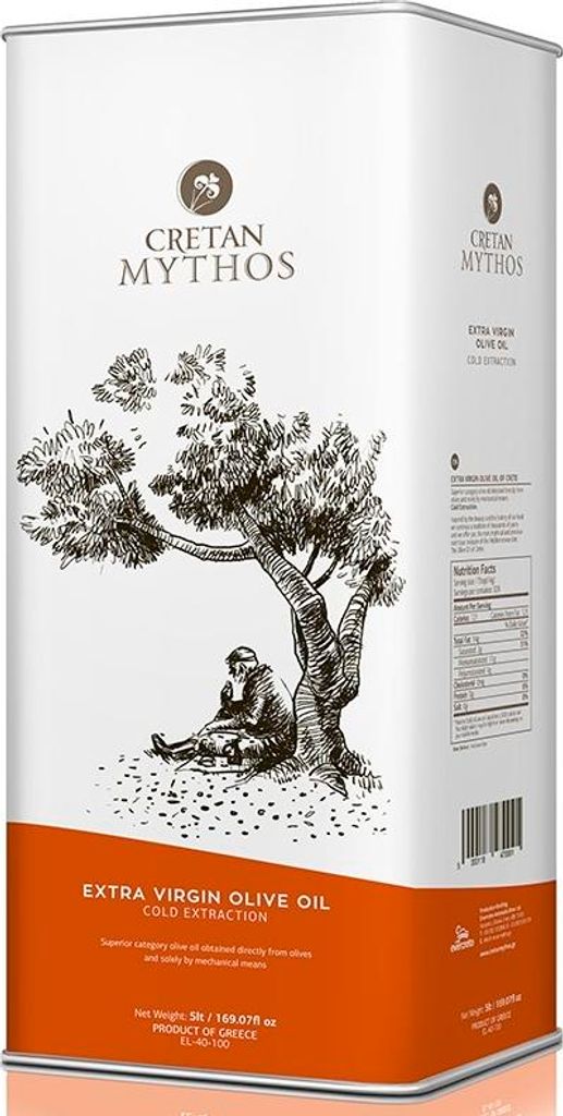 Cretan Mythos Natives Olivenöl Extra 5L Kaltgepresst von Produktbild 